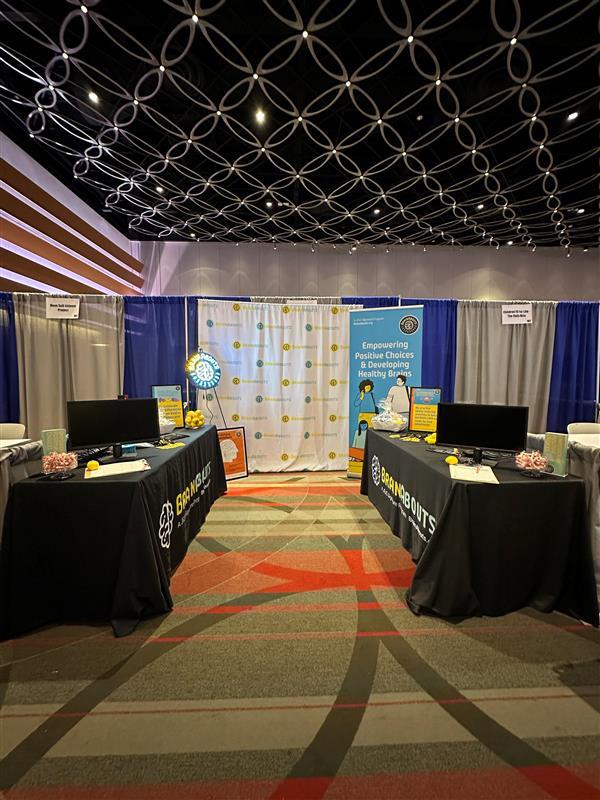 BrainAbouts at a conference