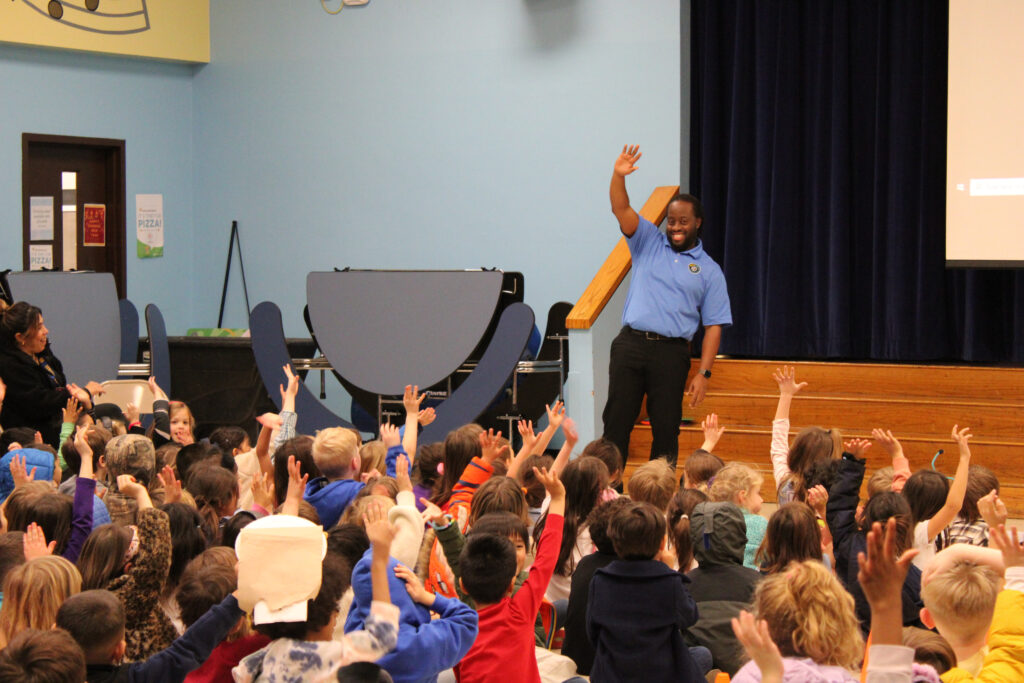 Elementary school assembly